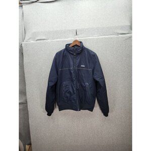 Lands End Mens Navy Windbreaker Jacket Small